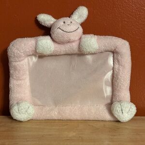 Pink Plush Animal Picture Frame